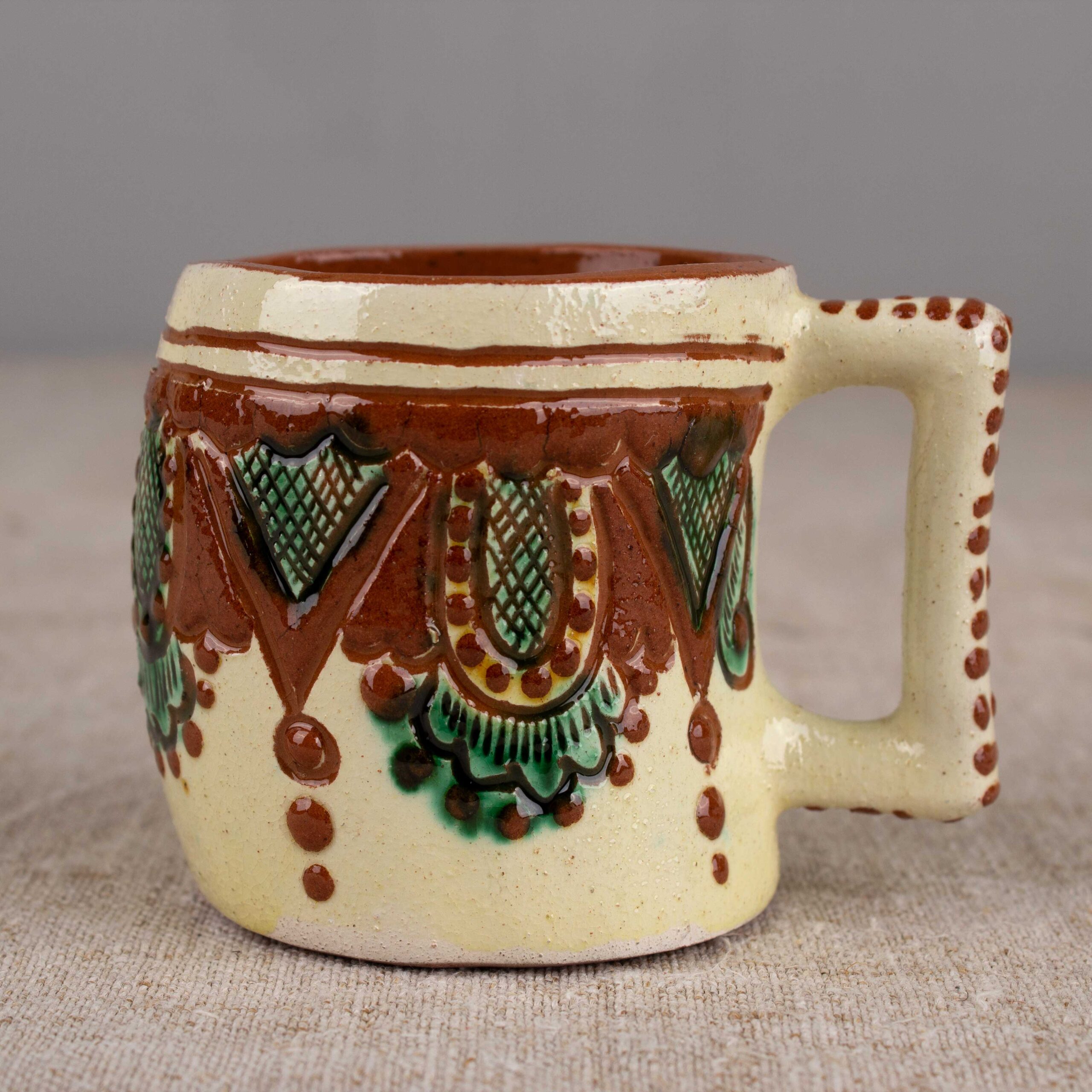Kosiv Ceramics cup Hutsul Phantasy