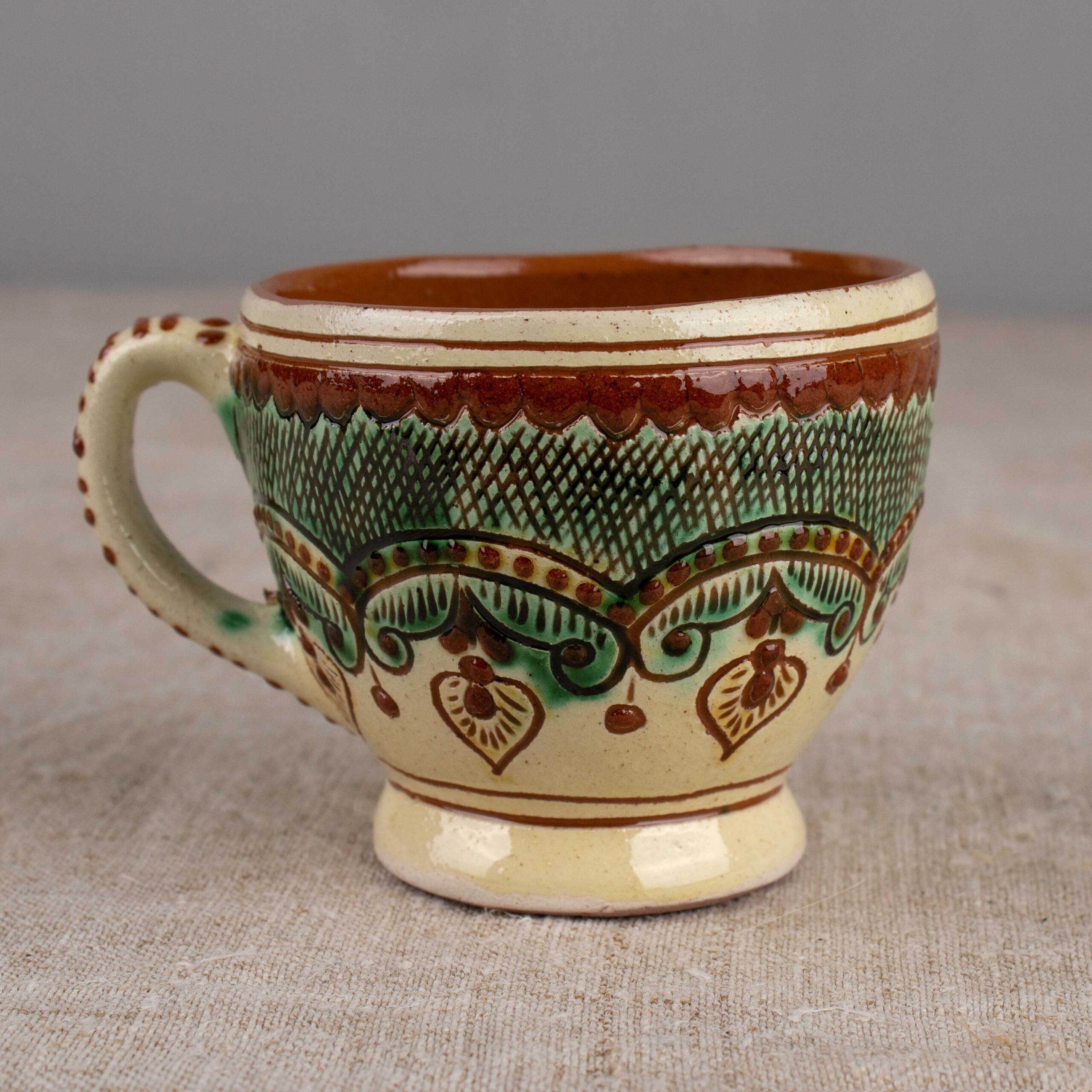 Kosiv Ceramics cup Tea tradition, 200 ml