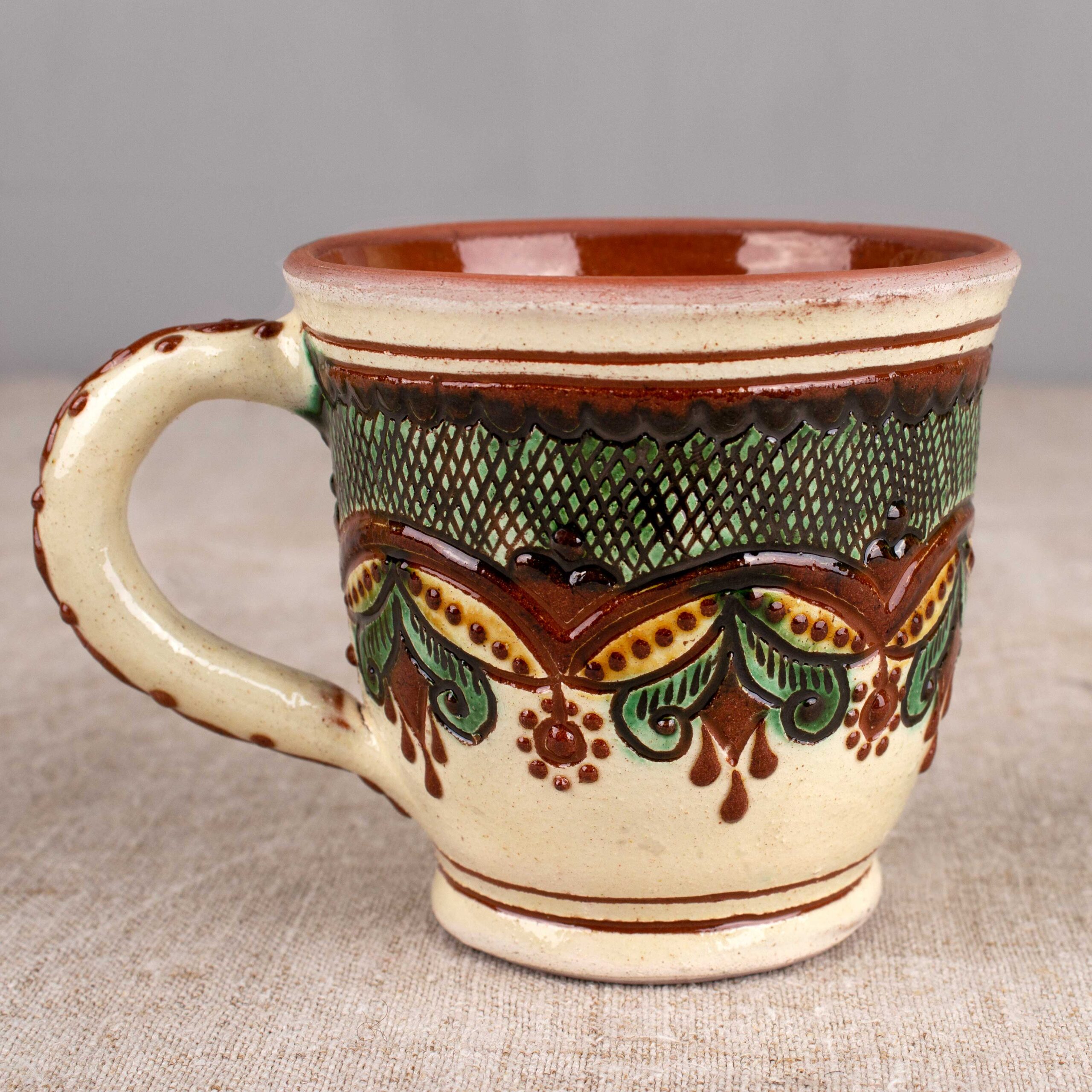 Kosiv Ceramics cup Good Morning, 270 ml
