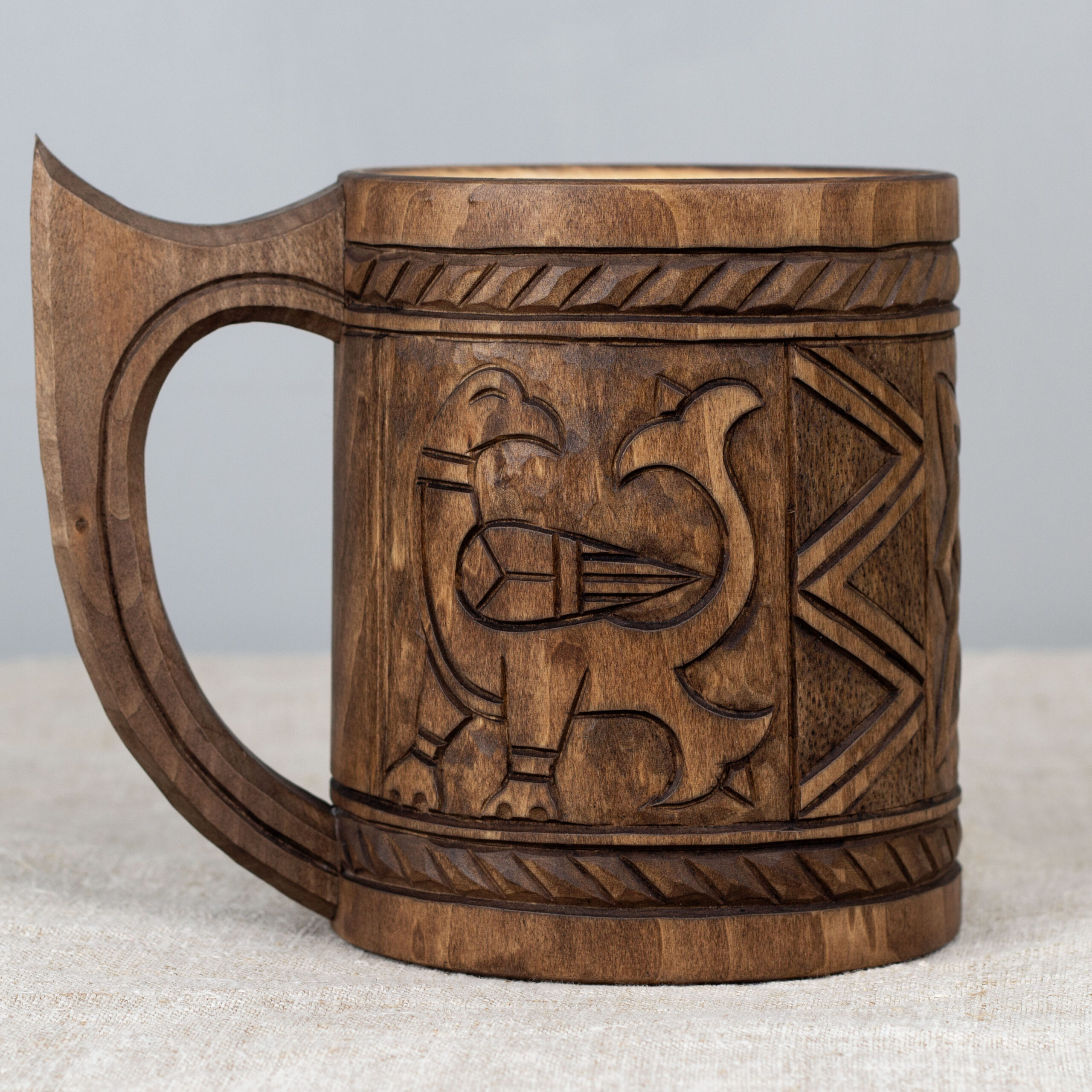 Wooden mug Griffins